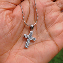Load image into Gallery viewer, &quot;Iced&quot; Cross Pendant (Double)
