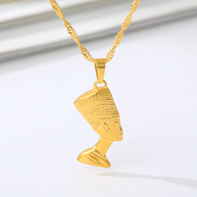 Load image into Gallery viewer, Egyptian Queen Nefertiti Pendant Necklace